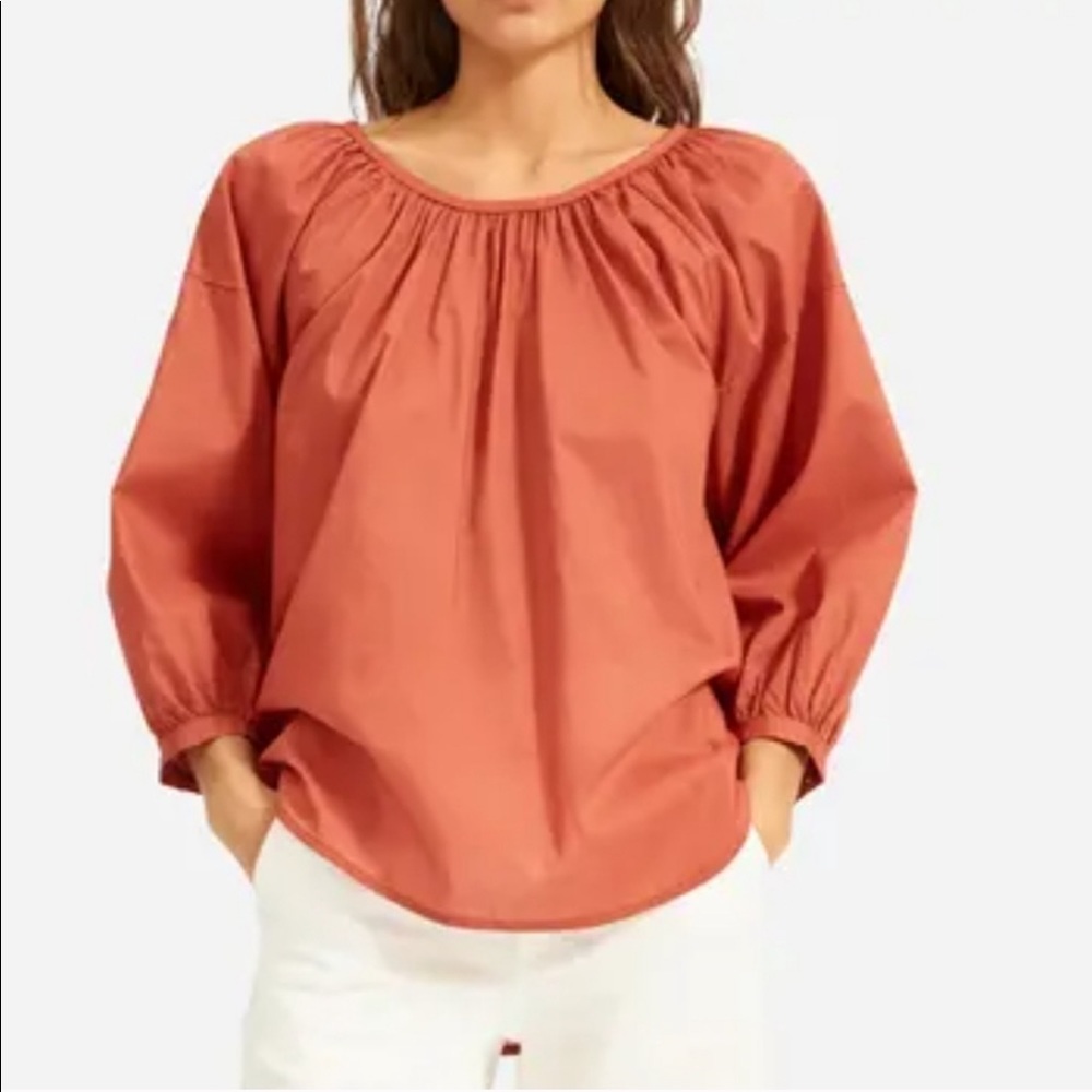 Everlane Air Rouched Top